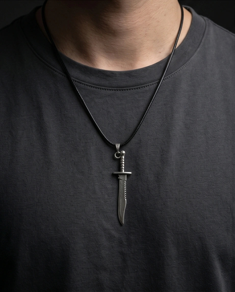 The Huntsman Combat Dagger Necklace