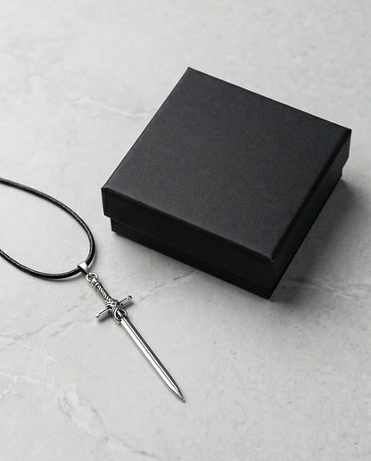 The Excalibur Medieval Sword Necklace