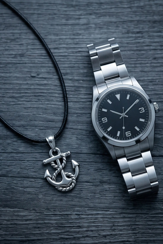 The Deep Sea Fouled Anchor Necklace