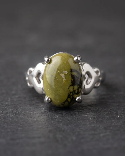 Olive Serpentine Butterfly Ring