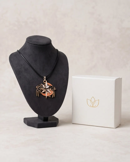 Celestial Celestial Dragon Moon & Star Pendant Necklace