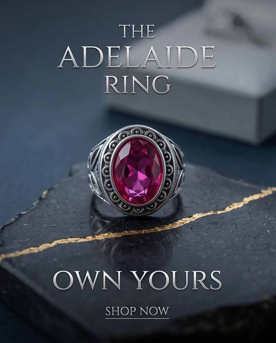 Tourmaline Gemstone Scalloped Bezel Filigree Silver Ring