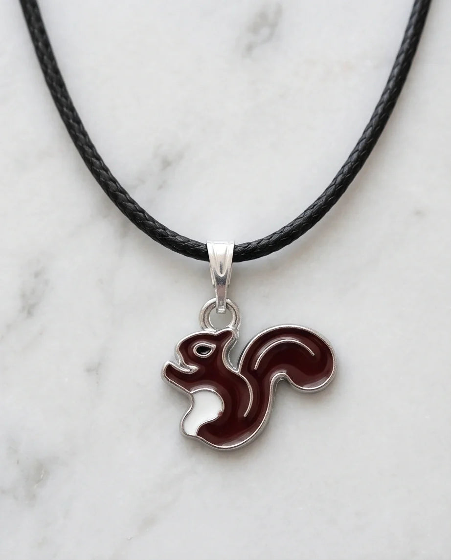 The Walnut Squirrel Pendant