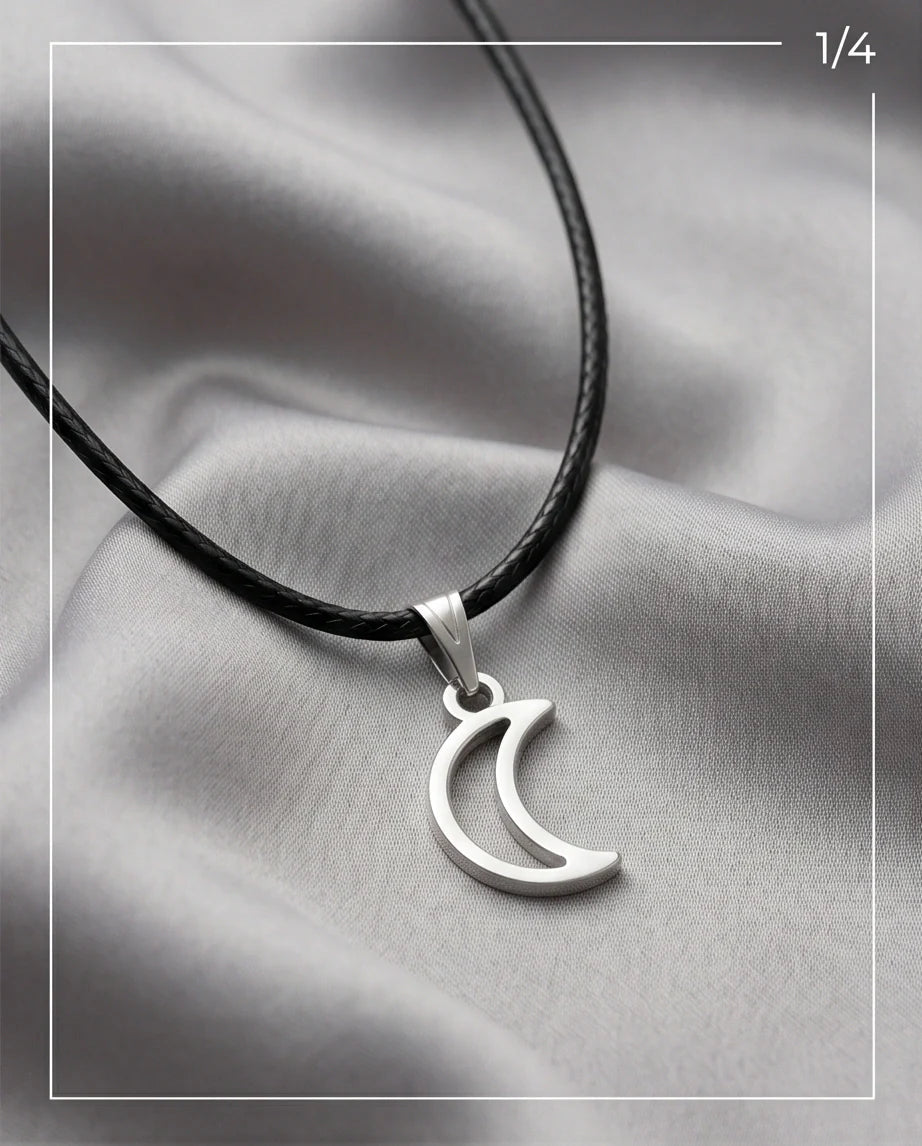 The Luna Minimalist Crescent Moon Necklace