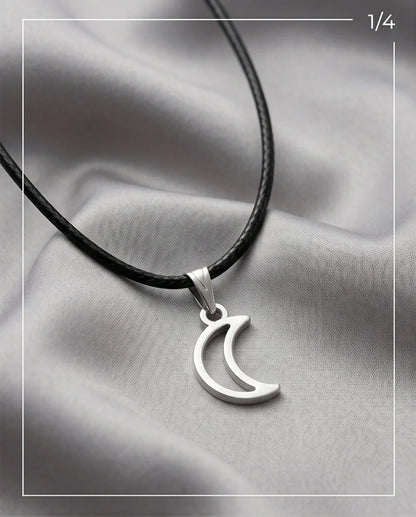 The Luna Minimalist Crescent Moon Necklace