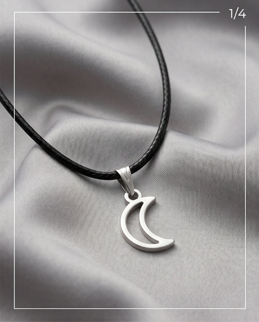 The Luna Minimalist Crescent Moon Necklace