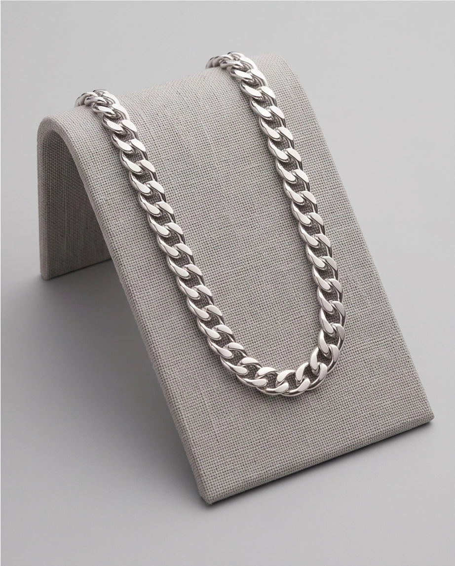 Silver Classic Curb Chain Bracelet