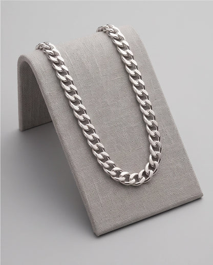 Silver Classic Curb Chain Bracelet