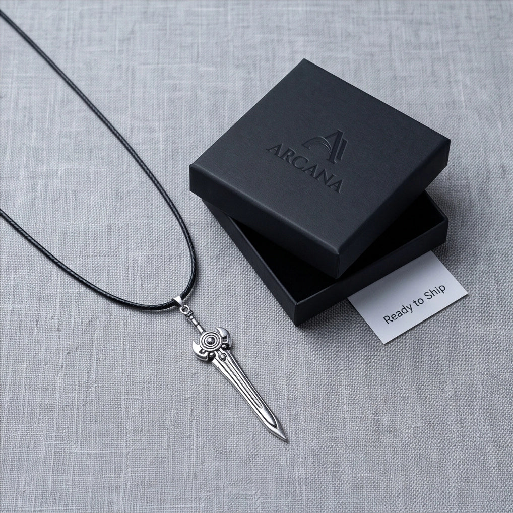 Celestial Eye Greatsword Pendant Necklace
