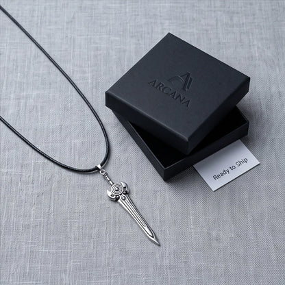 Celestial Eye Greatsword Pendant Necklace