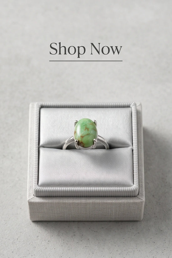 Serene Mint Turquoise Statement Ring