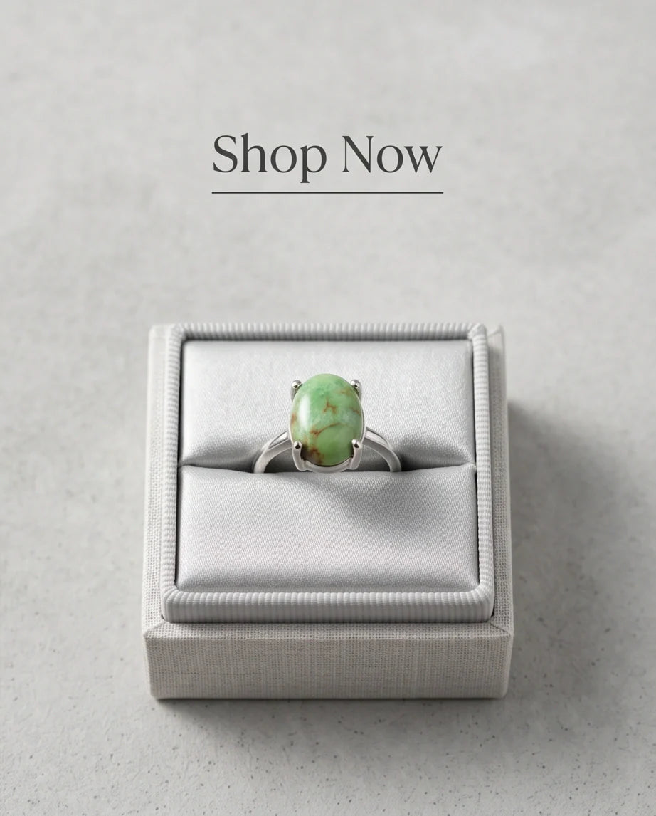 Serene Mint Turquoise Statement Ring