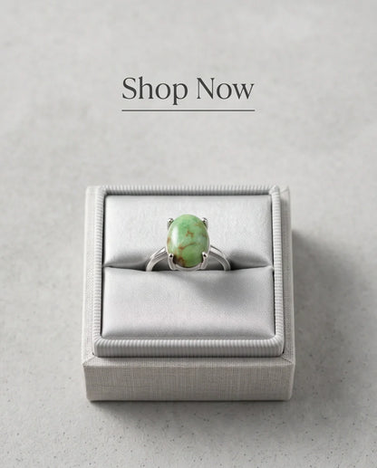 Serene Mint Turquoise Statement Ring