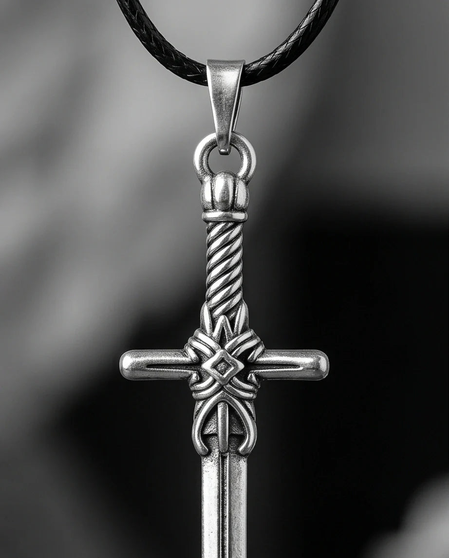 The Excalibur Medieval Sword Necklace