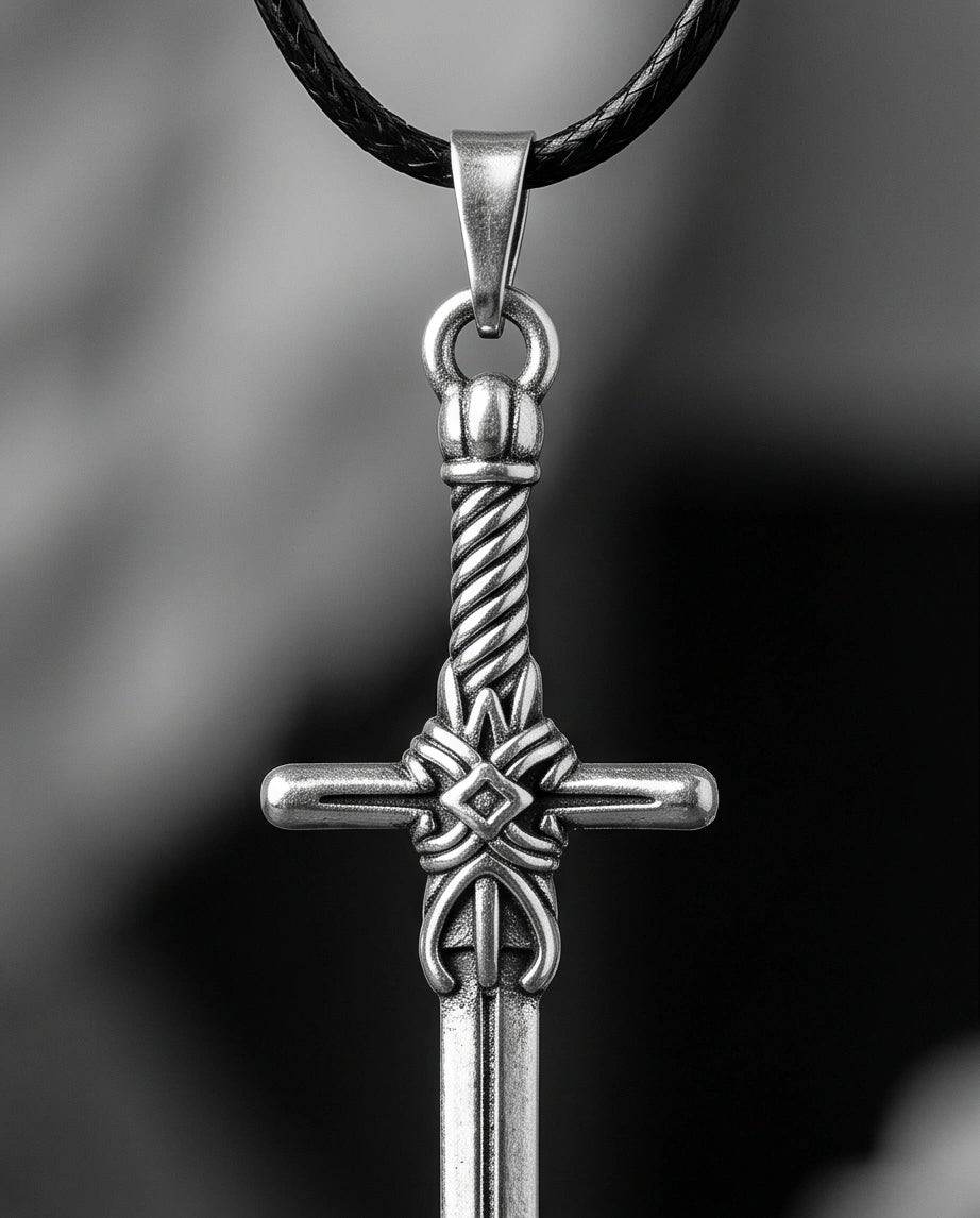 The Excalibur Medieval Sword Necklace