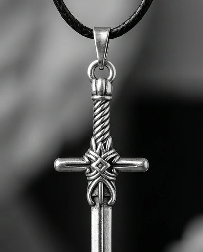 The Excalibur Medieval Sword Necklace
