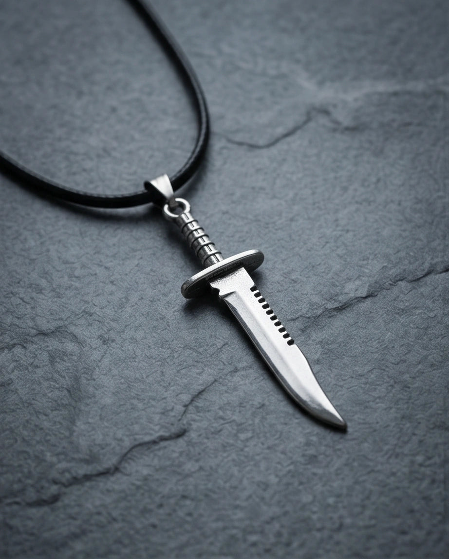 The Huntsman Combat Dagger Necklace