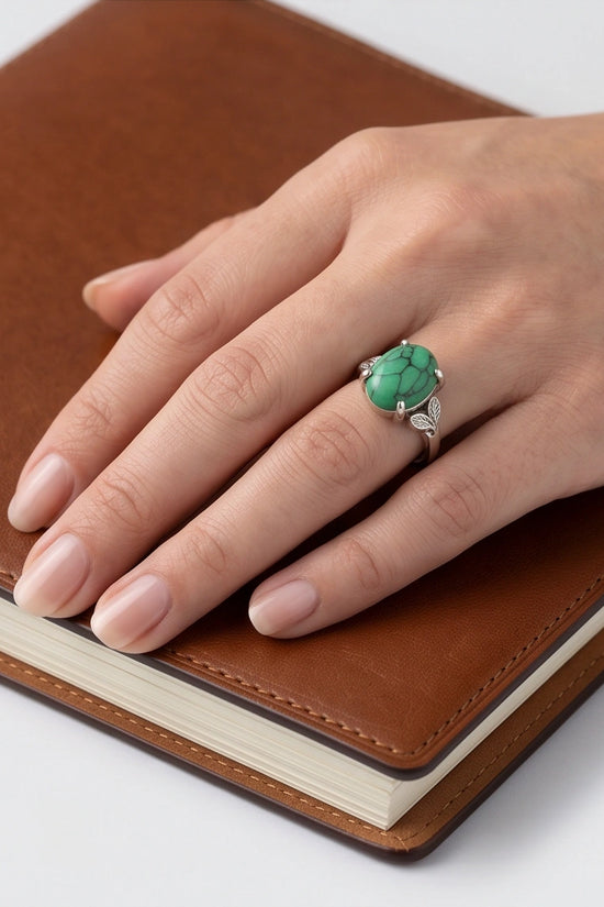 Botanical Meadow Turquoise Ring
