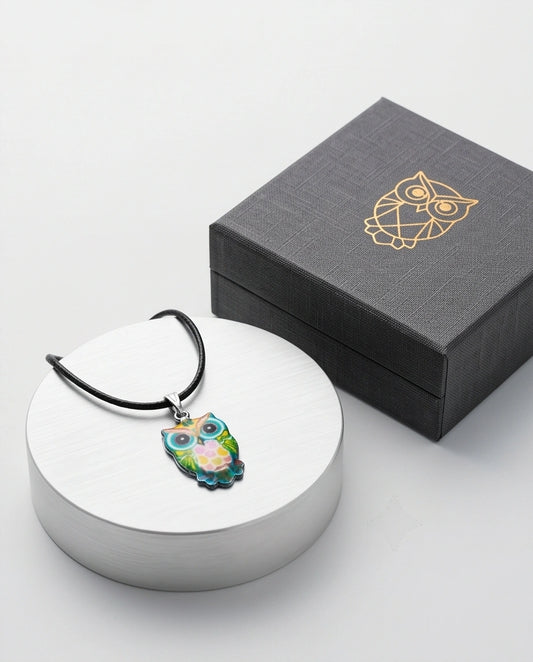 The Azure Owl Pendant