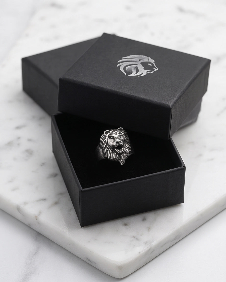 Sovereign Lion Sculpted Ring