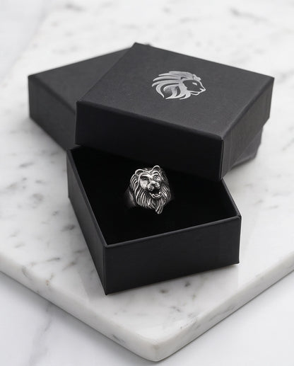 Sovereign Lion Sculpted Ring