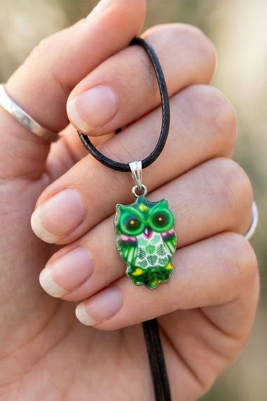 The Emerald Owl Pendant