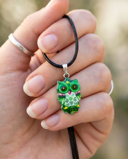 The Emerald Owl Pendant