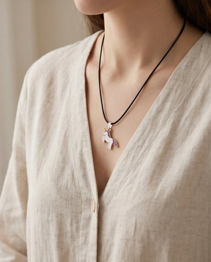 Pastel Purple Unicorn Pendant