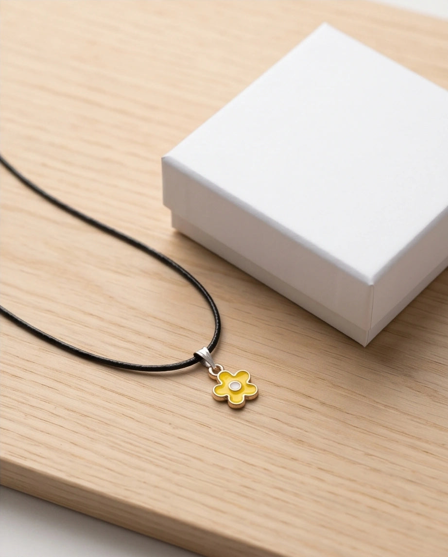 Sunflower Petal Blossom Choker