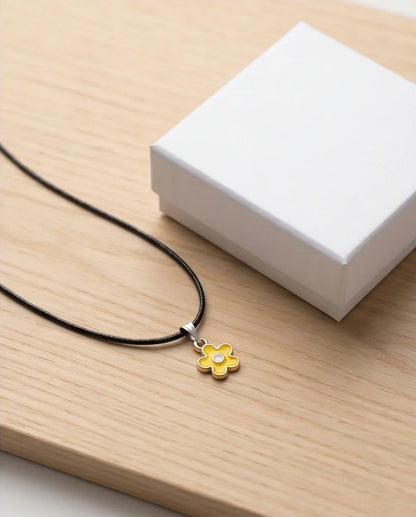 Sunflower Petal Blossom Choker