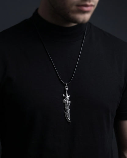 Dragon Skull Fantasy Blade Pendant