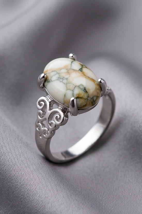 Vintage Filigree Wildstone Ring