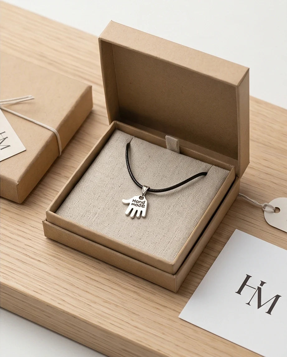 Silver Hand Made Pendant Necklace