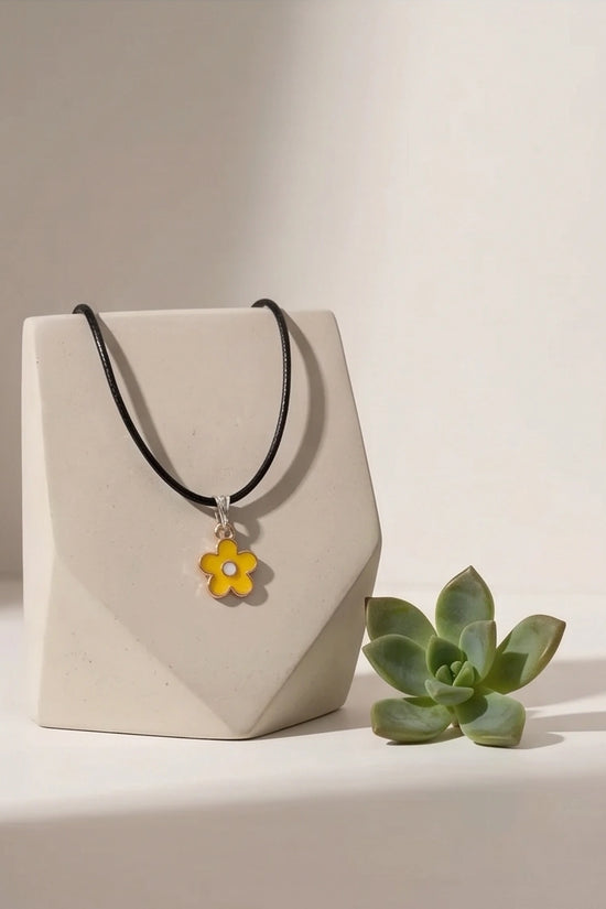 Sunflower Petal Blossom Choker