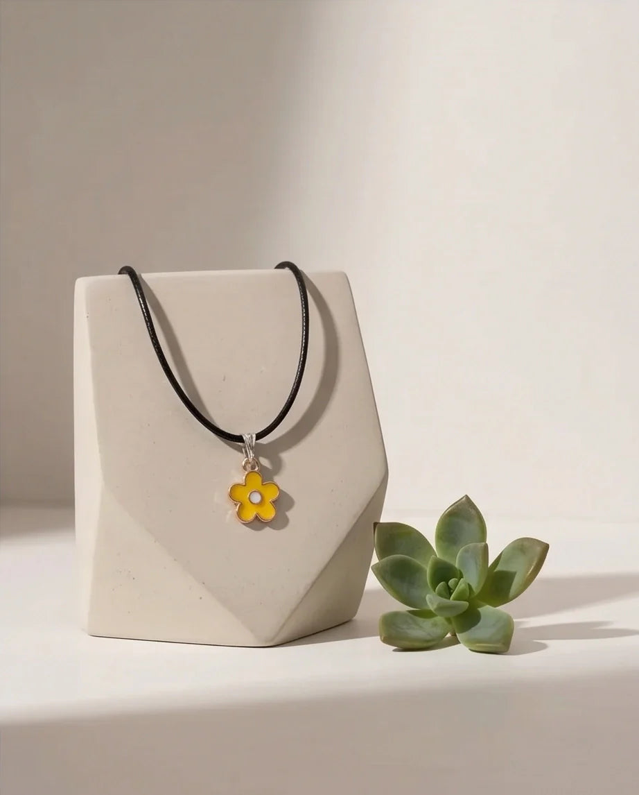 Sunflower Petal Blossom Choker