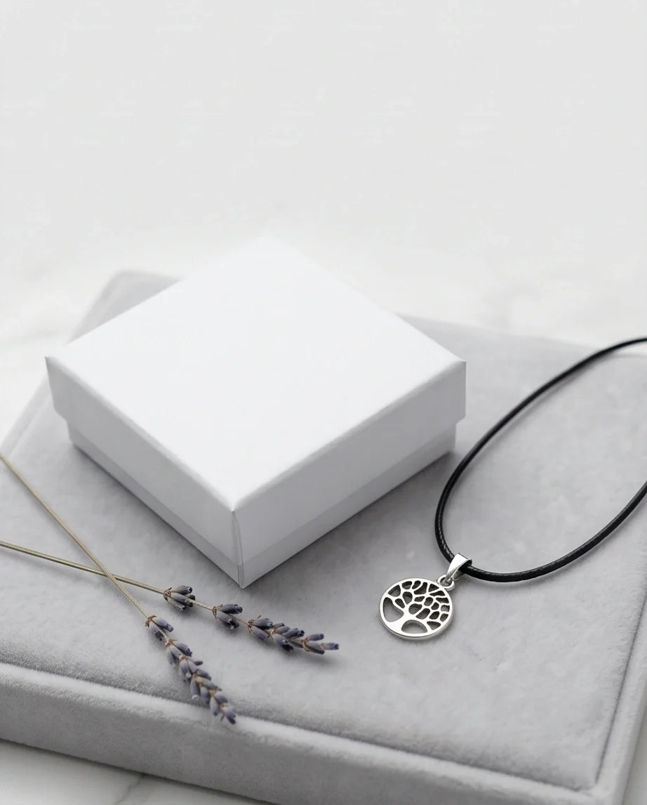 Silver Cutout Tree of Life Necklace