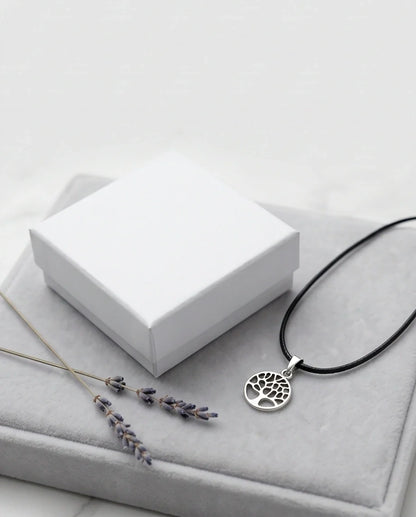 Silver Cutout Tree of Life Necklace