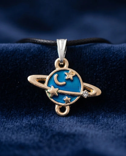 Celestial Galaxy Planet Pendant