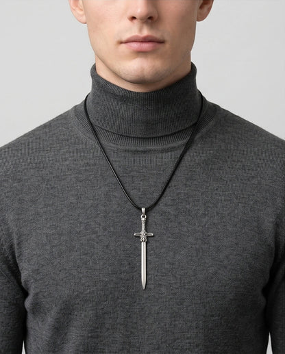 The Excalibur Medieval Sword Necklace