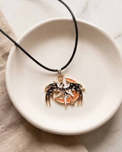 Celestial Celestial Dragon Moon & Star Pendant Necklace