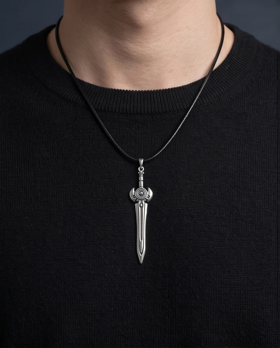 Celestial Eye Greatsword Pendant Necklace
