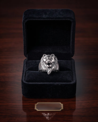 Sovereign Lion Sculpted Ring