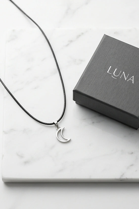The Luna Minimalist Crescent Moon Necklace