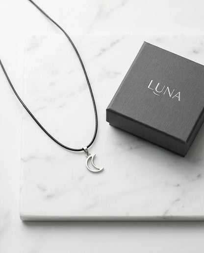 The Luna Minimalist Crescent Moon Necklace
