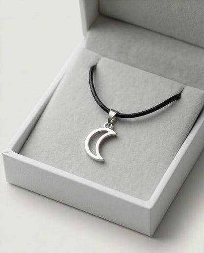 The Luna Minimalist Crescent Moon Necklace