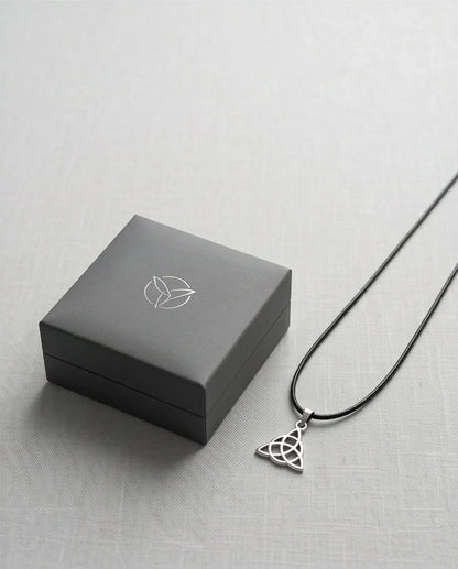Silver Celtic Triquetra Knot Necklace