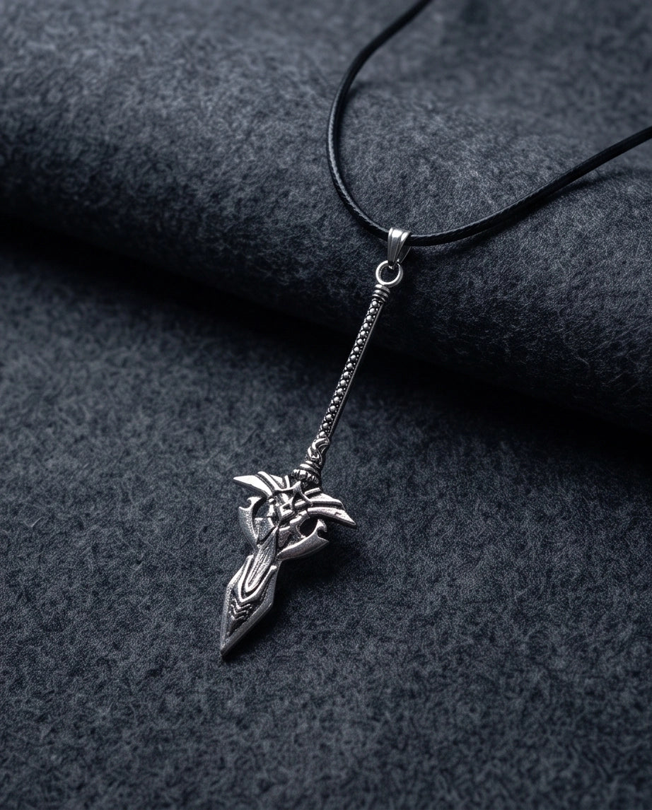 Gothic Rune Sword Dagger Pendant