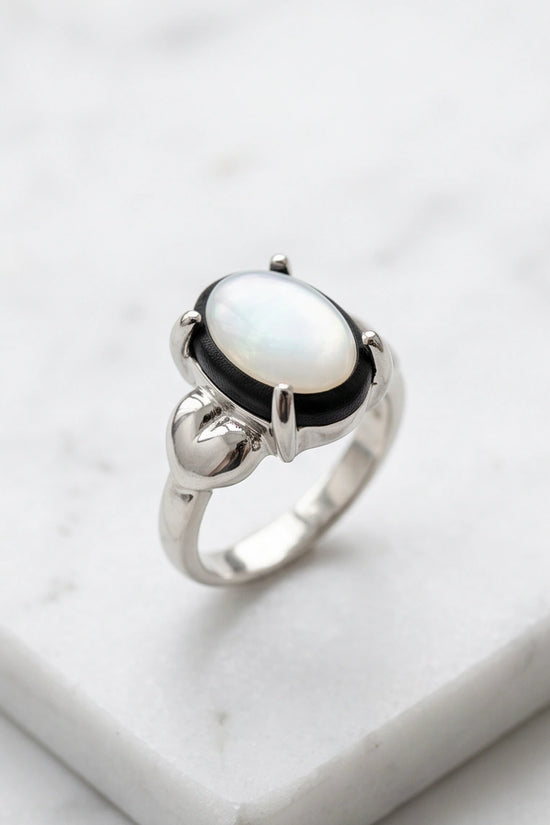 Iridescent Eclipse Statement Ring
