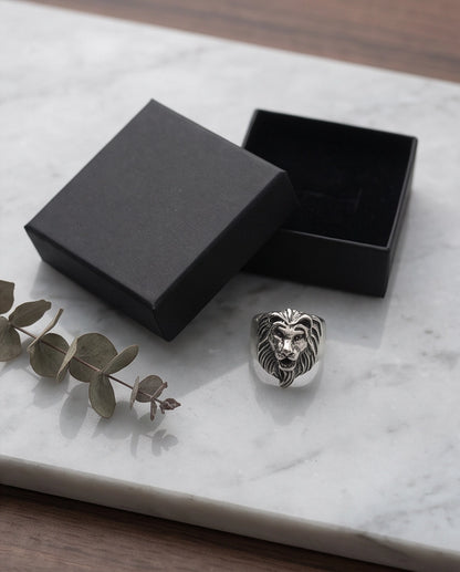 Sovereign Lion Sculpted Ring
