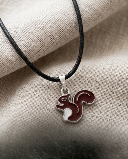 The Walnut Squirrel Pendant